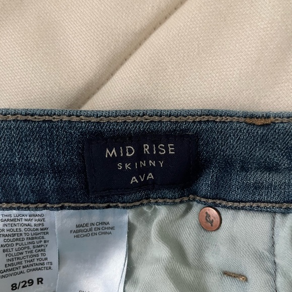 LUCKY BRAND AVA MID RISE SKINNY JEANS - Picture 3 of 8